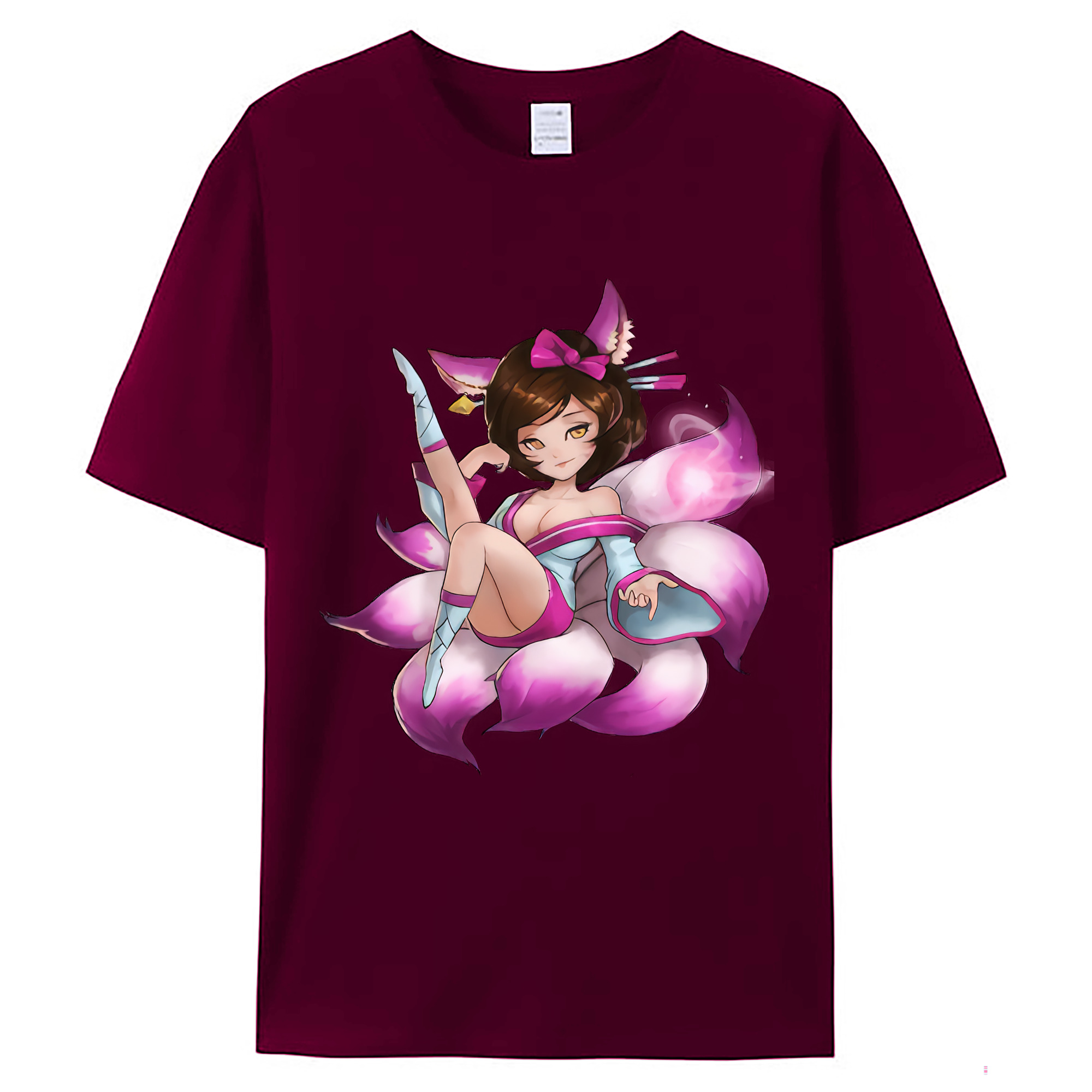 （画像用） リーグ・オブ・レジェンド League of Legends LOL レディースカジュアルプリントTシャツ（綿100％）